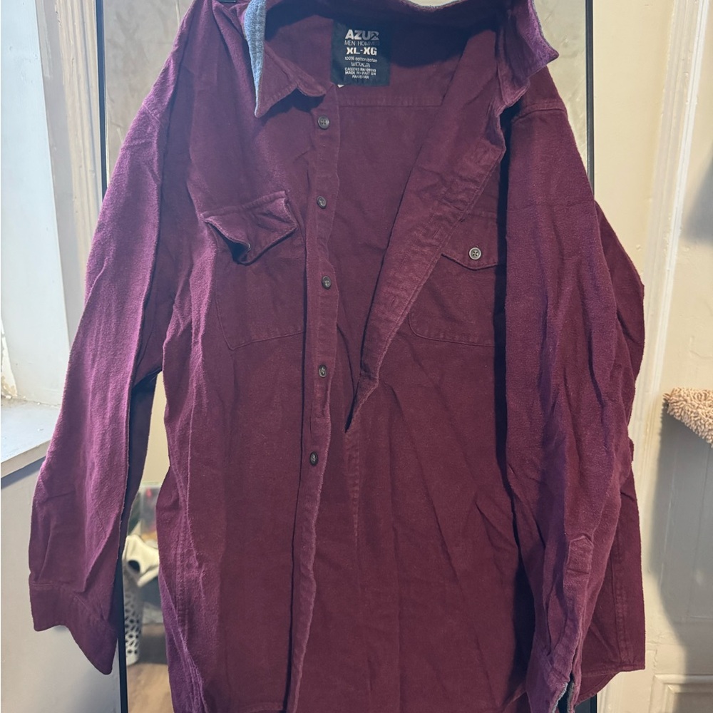 Azul Burgundy Corduroy Shirt